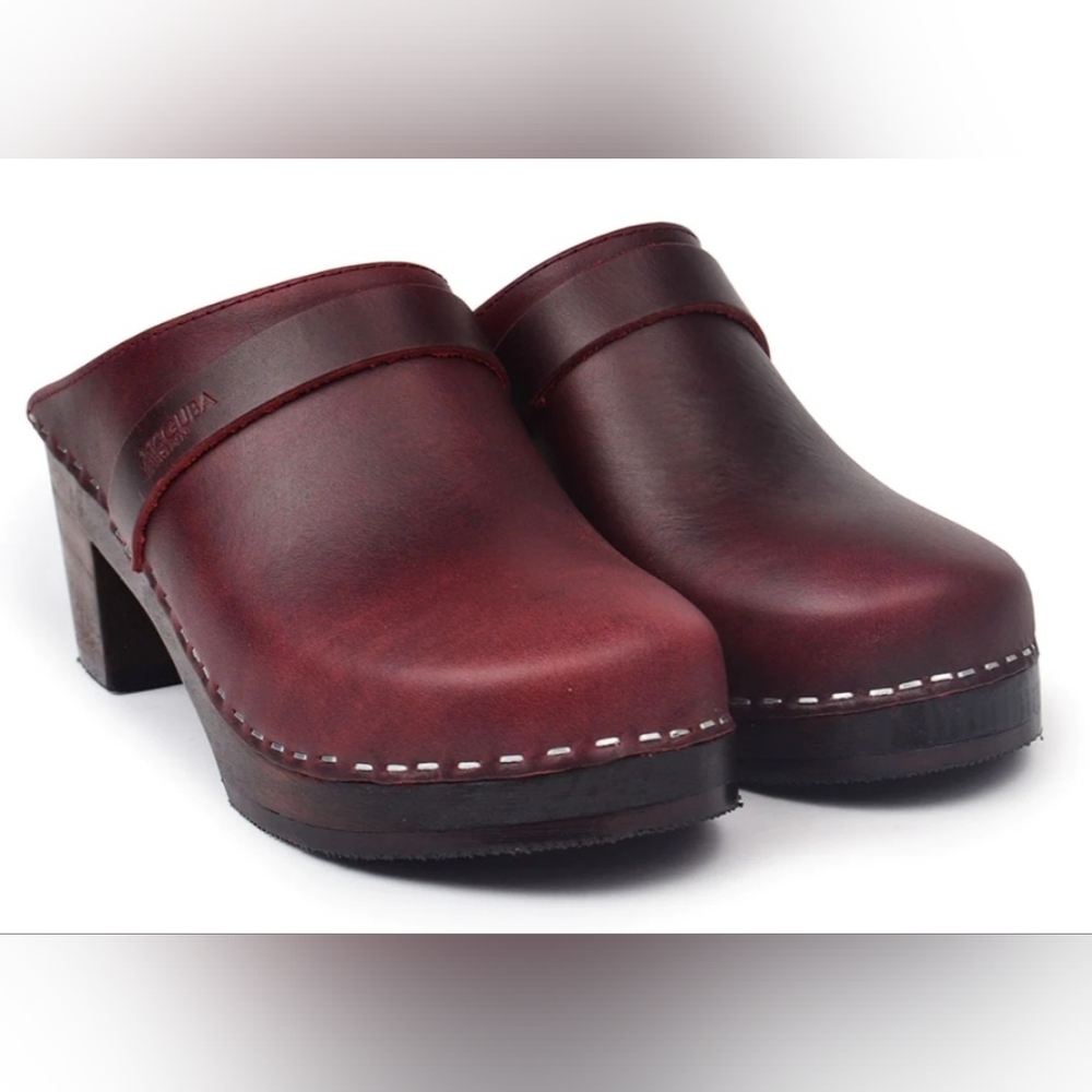NEW Maguba of Sweden high heel clogs